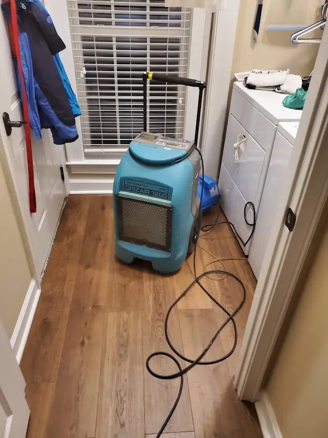 Commercial dehumidifier deployed for Flood Damage Cleanup in Danvers
