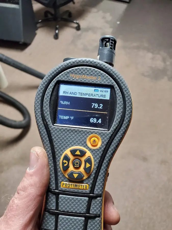 Moisture meter humidity assessment for Mold Remediation & Removal in Danvers